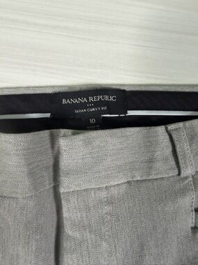 Banana Republic Gray Sloan Curvy Fit Pants